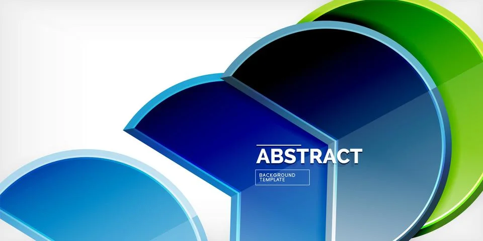 Trendy round shapes with triangular angle design element. Vector Illustration イラスト素材