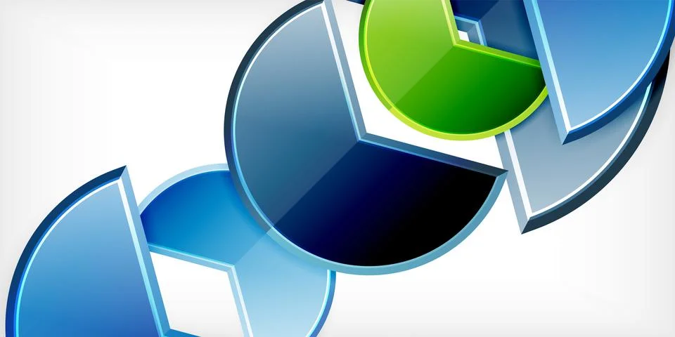 Trendy round shapes with triangular angle design element. Vector Illustration 스톡 일러스트