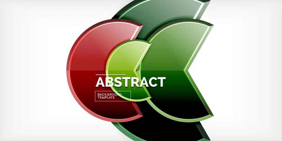 Trendy round shapes with triangular angle design element. Vector Illustration Ilustração Stock