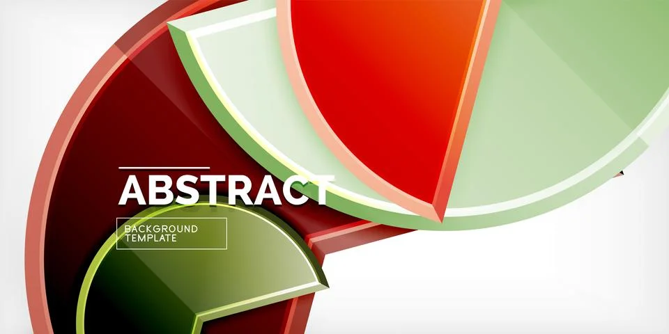 Trendy round shapes with triangular angle design element. Vector Illustration Ilustração Stock