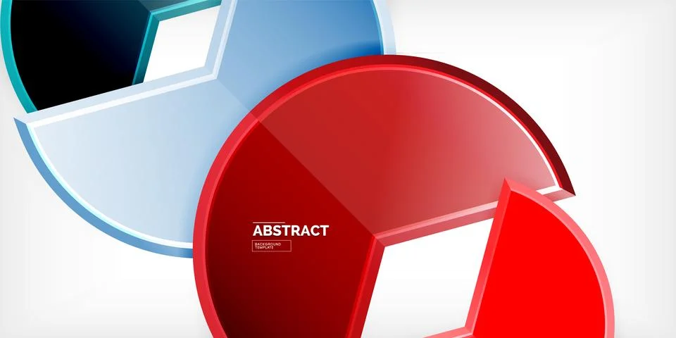 Trendy round shapes with triangular angle design element. Vector Illustration Stock Illustration