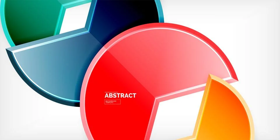 Trendy round shapes with triangular angle design element. Vector Illustration 스톡 일러스트