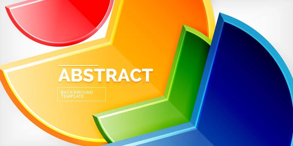 Trendy round shapes with triangular angle design element. Vector Illustration Ilustração Stock