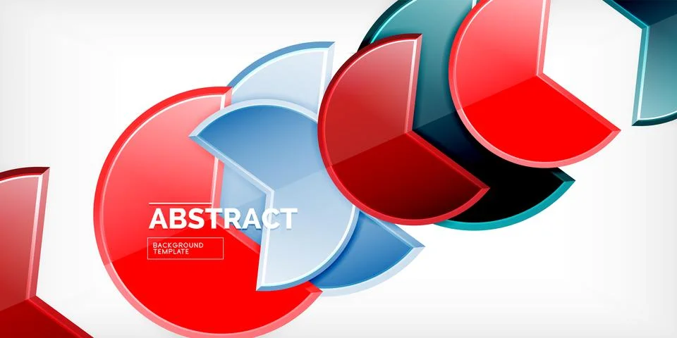 Trendy round shapes with triangular angle design element. Vector Illustration 스톡 일러스트