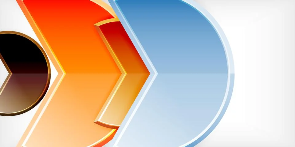 Trendy round shapes with triangular angle design element. Vector Illustration 스톡 일러스트