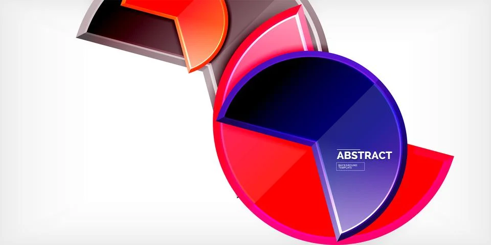 Trendy round shapes with triangular angle design element. Vector Illustrati.. 스톡 일러스트