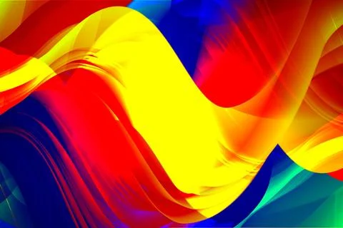 Trendy screen abstract modern creative gradient with yellow colorful full Stockillustratie