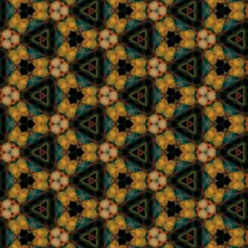 Trendy seamless Floral Pattern background. geometric intersecting striped ill Illustrazione stock