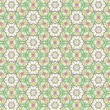 Trendy seamless Floral Pattern background. geometric intersecting striped ill Stock-Illustration