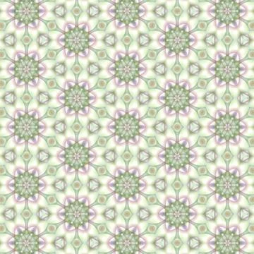 Trendy seamless Floral Pattern background. geometric intersecting striped ill Stock Illustration