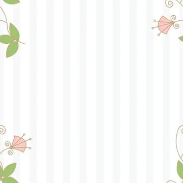 Trendy Seamless Floral Pattern In Vector Stock Illustration
