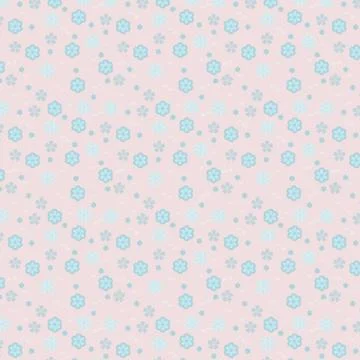 Trendy Seamless Floral Pattern In Vector Illustrazione stock