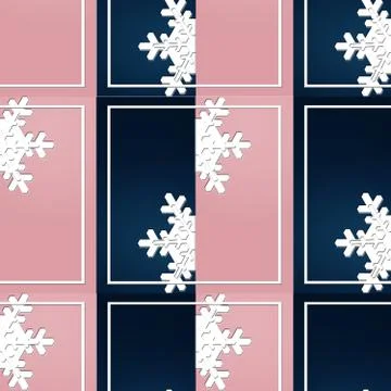 Trendy seamless pattern for Christmas Stock Illustration