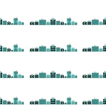 Trendy seamless pattern Stock Illustration