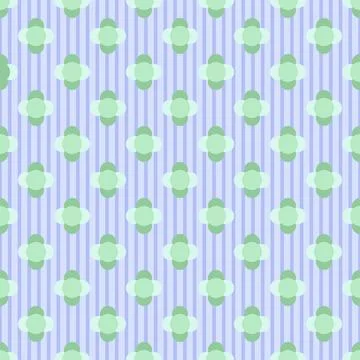 Trendy seamless vector polka dots and circles pattern design Stock Illustration