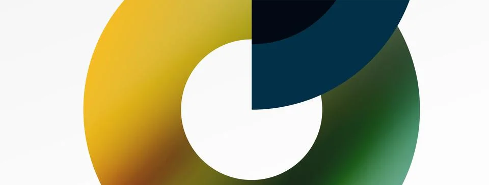 Trendy simple circle abstract background. Vector Illustration For Wallpaper Stock Illustration