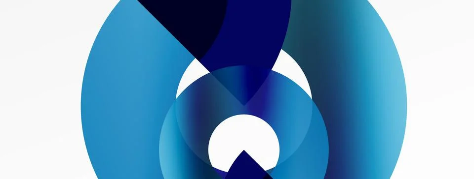 Trendy simple circle abstract background. Vector Illustration For Wallpaper Stock Illustration
