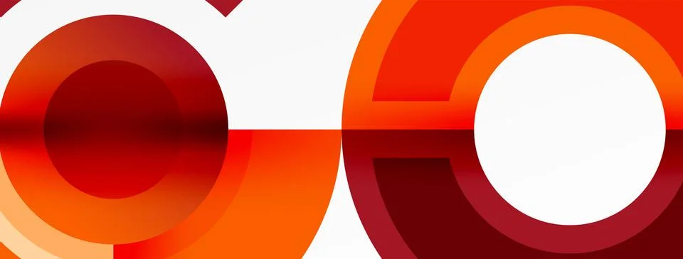 Trendy simple circle abstract background. Vector Illustration For Wallpaper Stock Illustration
