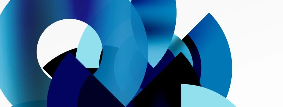 Trendy simple circle abstract background. Vector Illustration For Wallpaper Stock Illustration