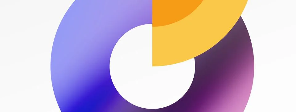 Trendy simple circle abstract background. Vector Illustration For Wallpaper Stock Illustration