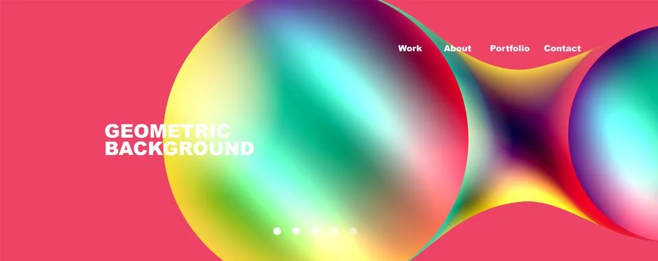Trendy simple circle gradient abstract background. Vector Illustration For Stock Illustration