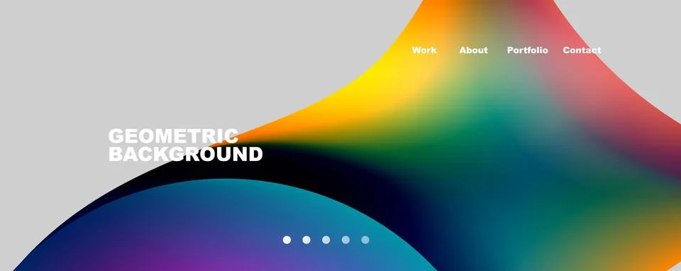 Trendy simple circle gradient abstract background. Vector Illustration For Stock Illustration