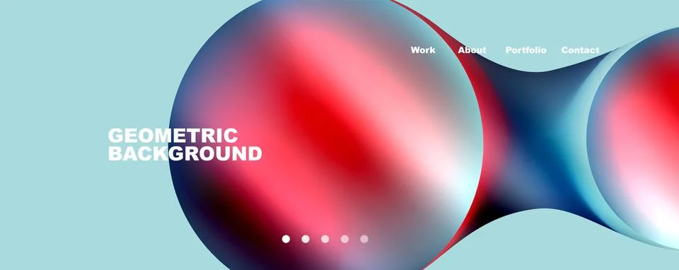 Trendy simple circle gradient abstract background. Vector Illustration For Stock Illustration