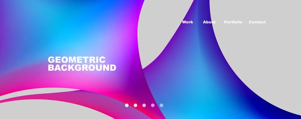 Trendy simple circle gradient abstract background. Vector Illustration For Illustrazione stock