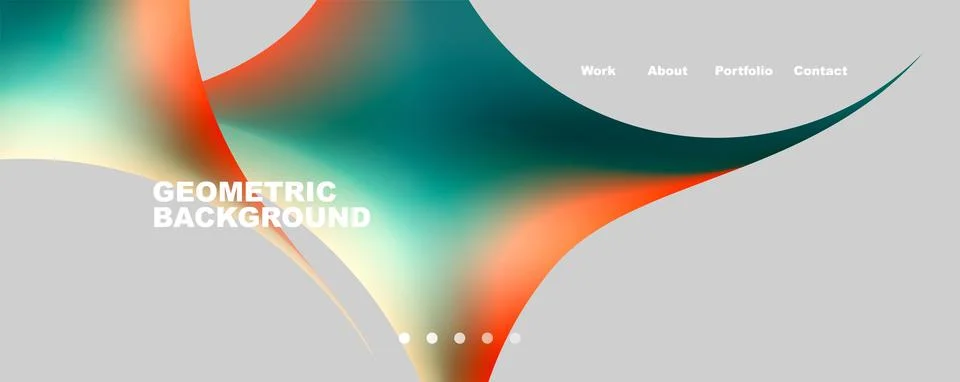 Trendy simple circle gradient abstract background. Vector Illustration For Illustrazione stock