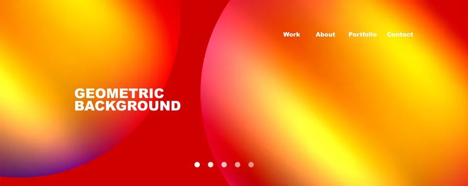 Trendy simple circle gradient abstract background. Vector Illustration For Illustrazione stock