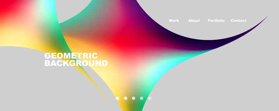 Trendy simple circle gradient abstract background. Vector Illustration For Illustrazione stock