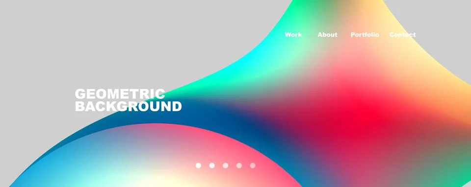 Trendy simple circle gradient abstract background. Vector Illustration For Illustrazione stock