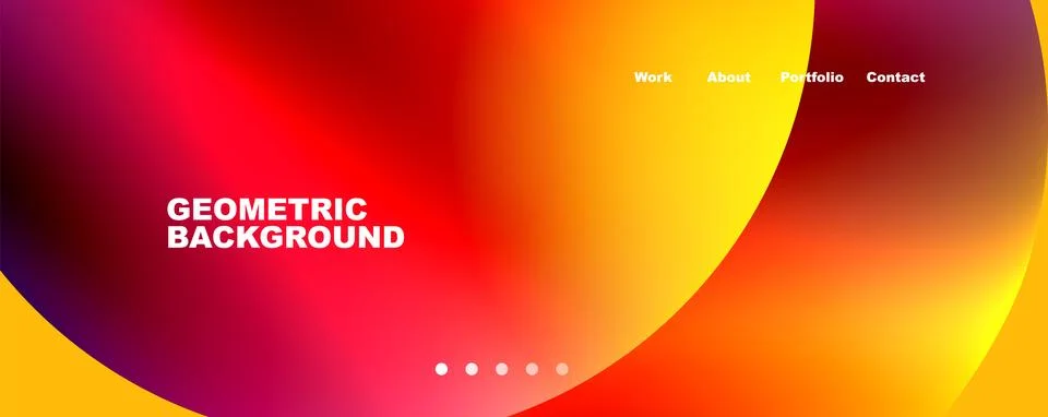 Trendy simple circle gradient abstract background. Vector Illustration For Illustrazione stock