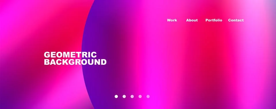 Trendy simple circle gradient abstract background. Vector Illustration For Stockillustratie