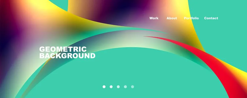 Trendy simple circle gradient abstract background. Vector Illustration For Illustrazione stock