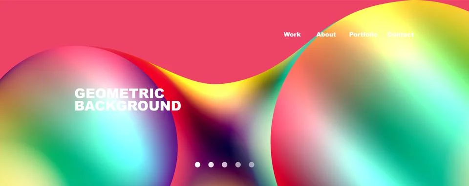 Trendy simple circle gradient abstract background. Vector Illustration For Illustrazione stock