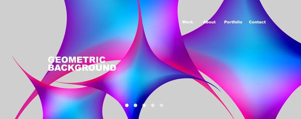 Trendy simple circle gradient abstract background. Vector Illustration For イラスト素材