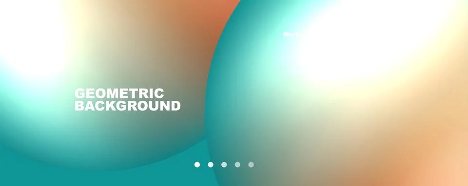 Trendy simple circle gradient abstract background. Vector Illustration For Illustrazione stock