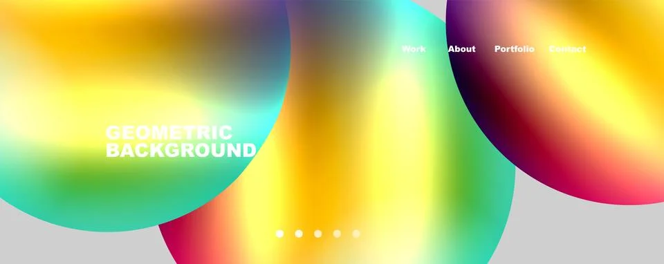 Trendy simple circle gradient abstract background. Vector Illustration For Illustrazione stock