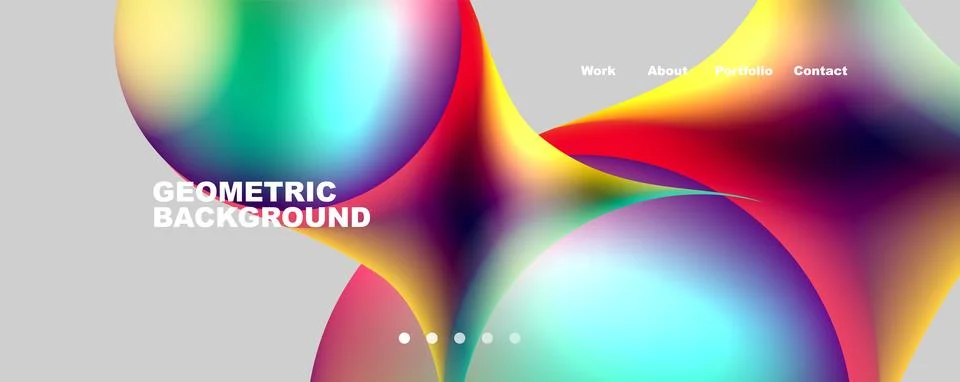 Trendy simple circle gradient abstract background. Vector Illustration For Stockillustratie