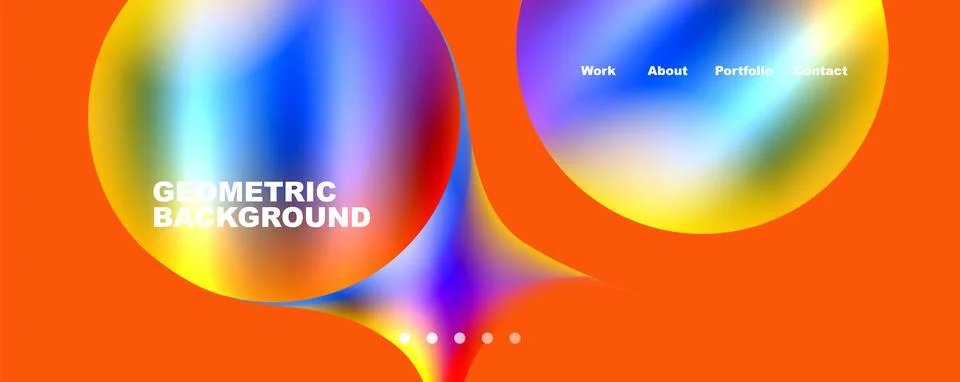 Trendy simple circle gradient abstract background. Vector Illustration For Illustrazione stock