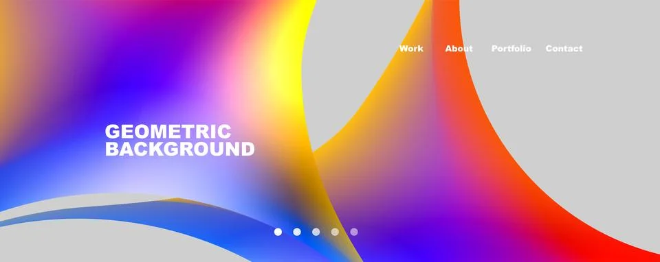 Trendy simple circle gradient abstract background. Vector Illustration For 스톡 일러스트