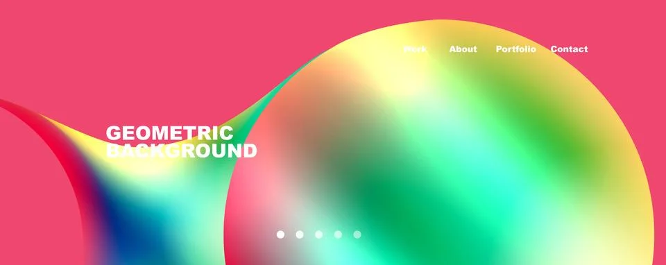 Trendy simple circle gradient abstract background. Vector Illustration For Illustrazione stock