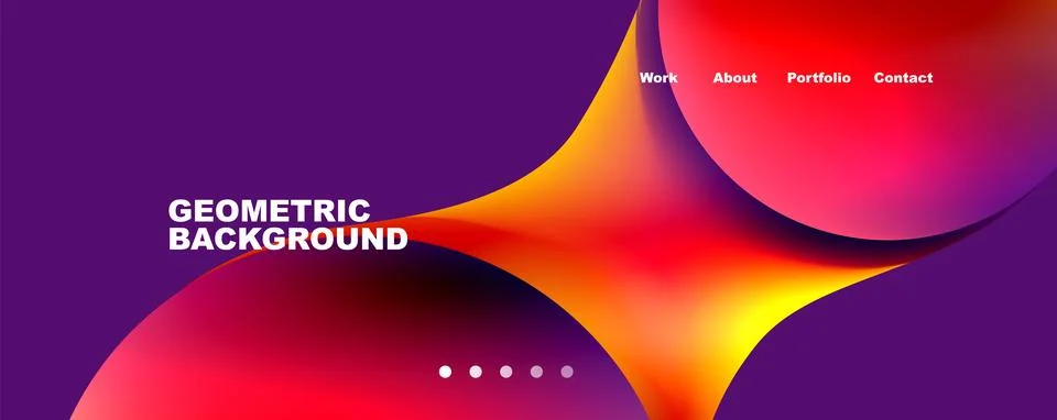 Trendy simple circle gradient abstract background. Vector Illustration For Illustrazione stock