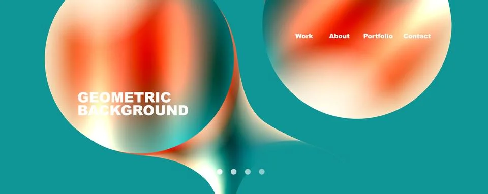Trendy simple circle gradient abstract background. Vector Illustration For 스톡 일러스트