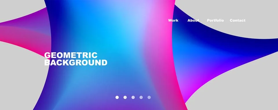 Trendy simple circle gradient abstract background. Vector Illustration For 스톡 일러스트