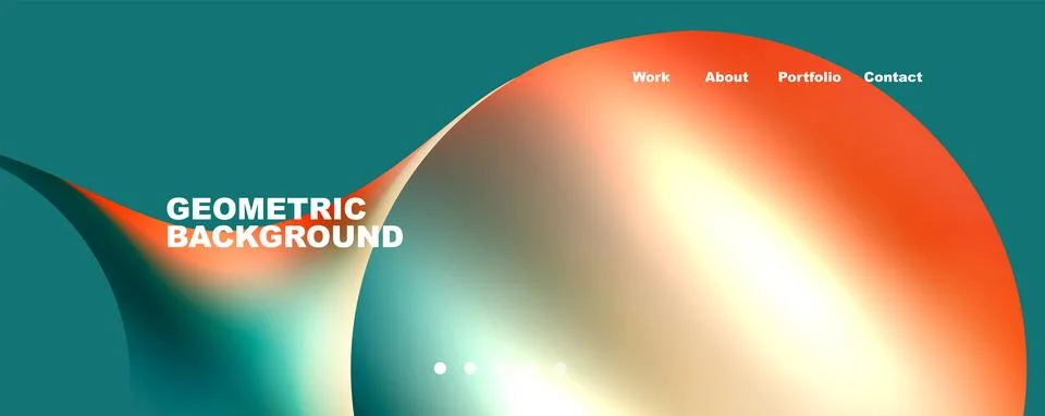 Trendy simple circle gradient abstract background. Vector Illustration For Illustrazione stock