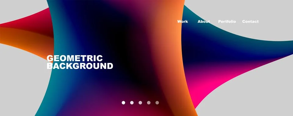 Trendy simple circle gradient abstract background. Vector Illustration For イラスト素材