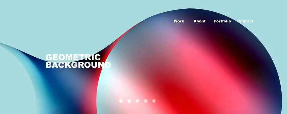 Trendy simple circle gradient abstract background. Vector Illustration For Illustrazione stock