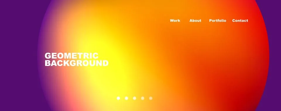 Trendy simple circle gradient abstract background. Vector Illustration For 스톡 일러스트